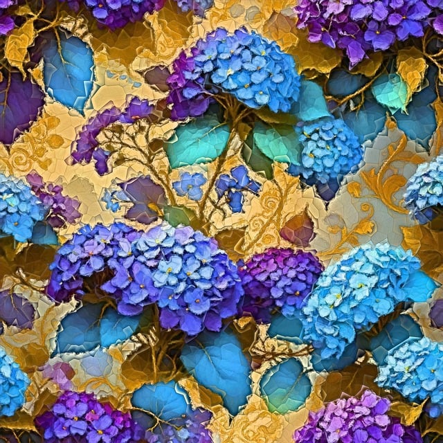 Download free HD stock image of Hydrangeas Flowers Free hydrangeas flowers bloom illustration