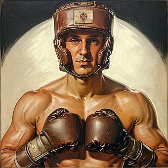 Ai Gerado, Homem, Boxer, Muscular