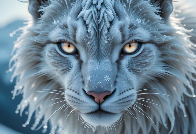 Free ai generated tiger nature illustration