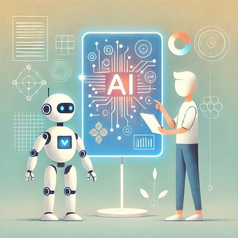 Free Artificial Intelligence Robot illustration and picture