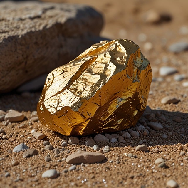 Klippe, Guld, Natur, Struktur, Gylden