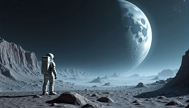 Free ai generated astronaut space illustration