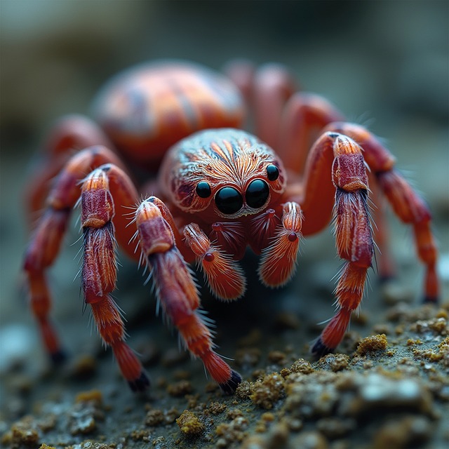 Free spider beetle bug illustration