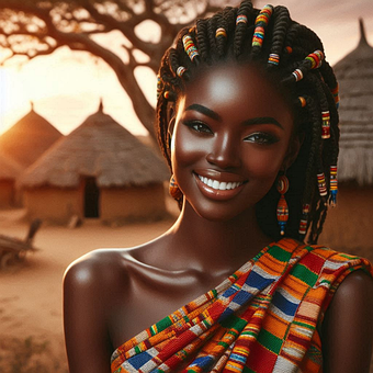 Free African Woman Woman illustration and picture