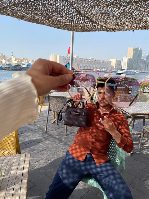 Free Cool Image Holding Bag Up photo and picture