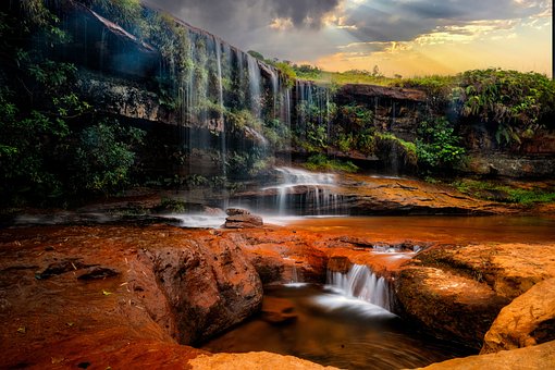 Indien, Vandfald, Rejse, Meghalaya
