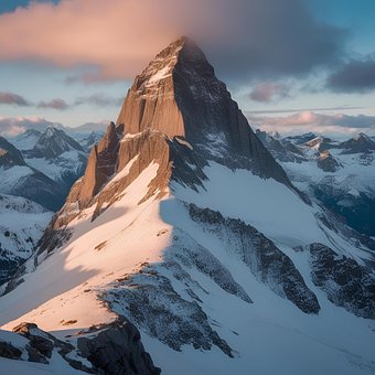 Berg, Natur, Landschaft, Erde, Schnee