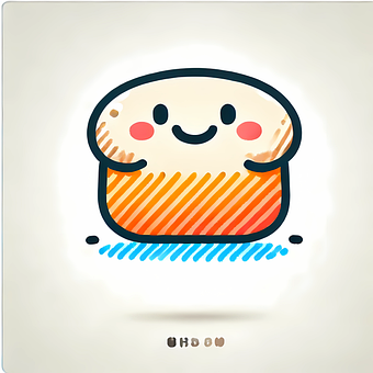 Free Kawaii Bread Cute Loaf illustration and picture