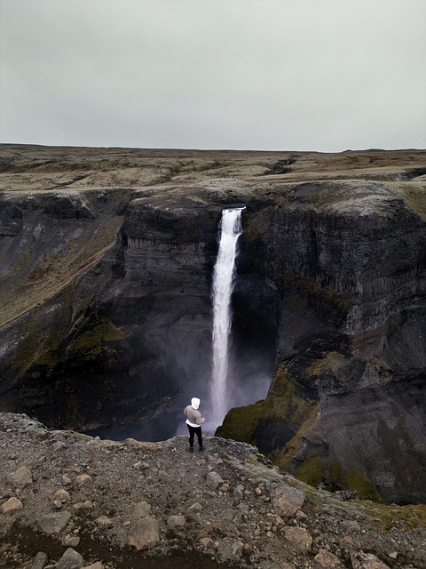 Waterval, Natuur, Ijsland, Panorama