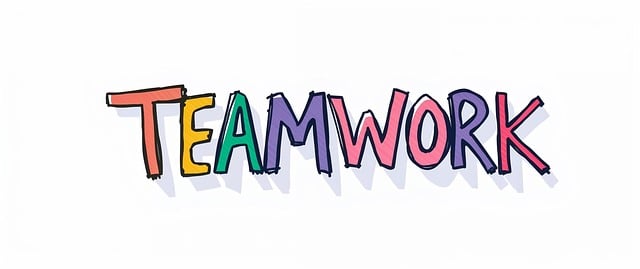 Free teamwork team business illustration