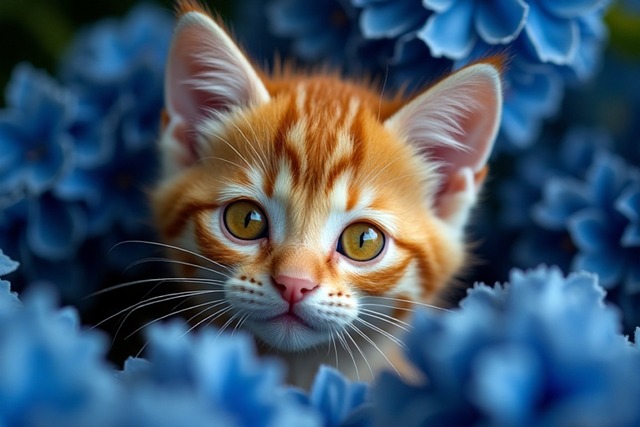 Free ai generated cat kitten illustration