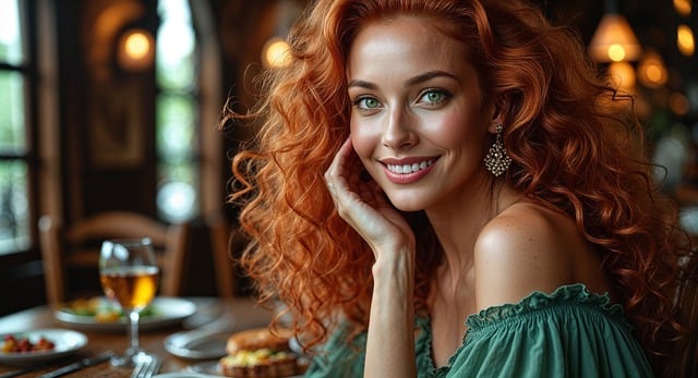 Free ai generated woman face illustration