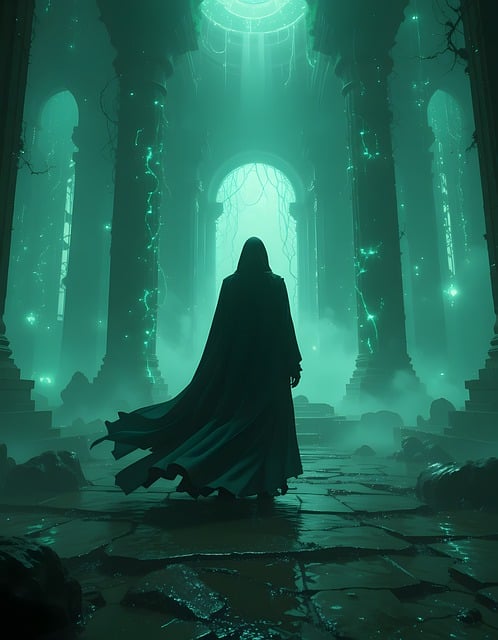 Free ai generated silhouette mysterious illustration