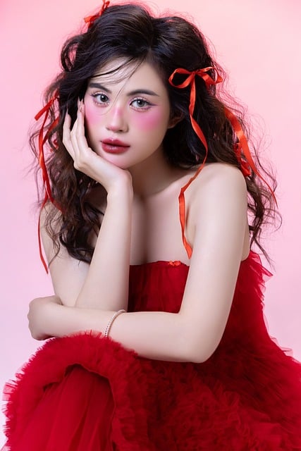 Free Girl Flowers photo and picture