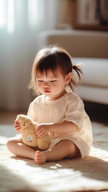 Free ai generated girl child illustration