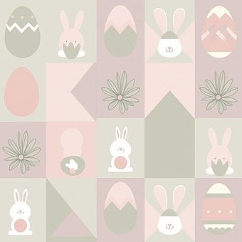 Ostern, Geometrisch, Minimal, Muster