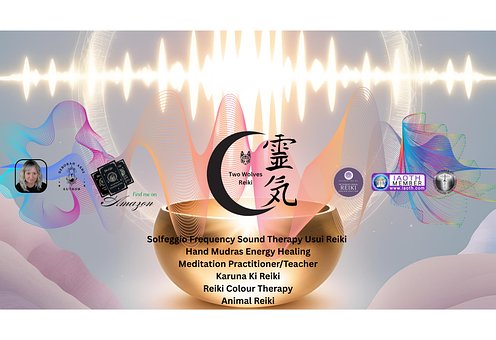 Free Two Wolves Reiki Reiki Sound Therapy illustration and picture