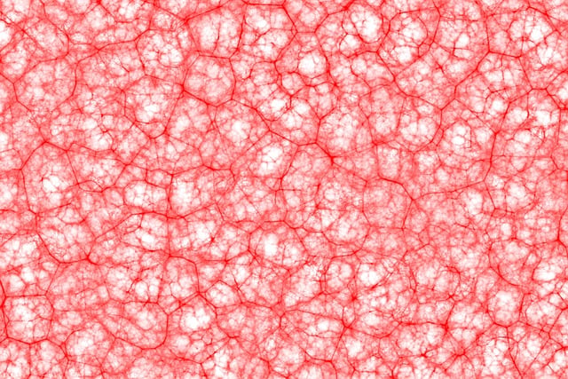 Free cells network communication illustration