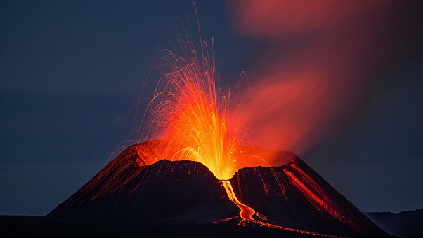 Vulkan, Lava, Natur, Landschaft, Island