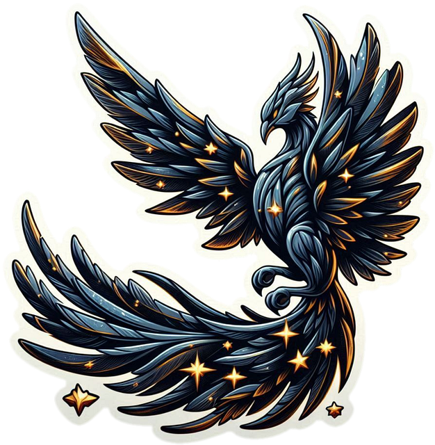 Ai Generiert, Phönix, Gold, Natur, Feuer