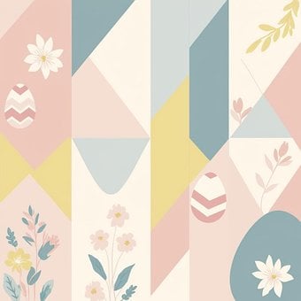 Ostern, Geometrisch, Minimal, Muster