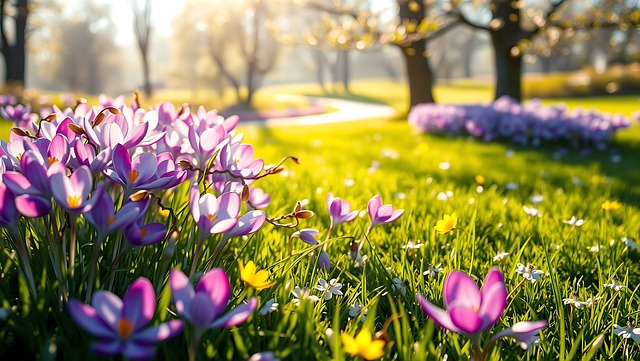 Ai Generiert, Frühlingsblumen