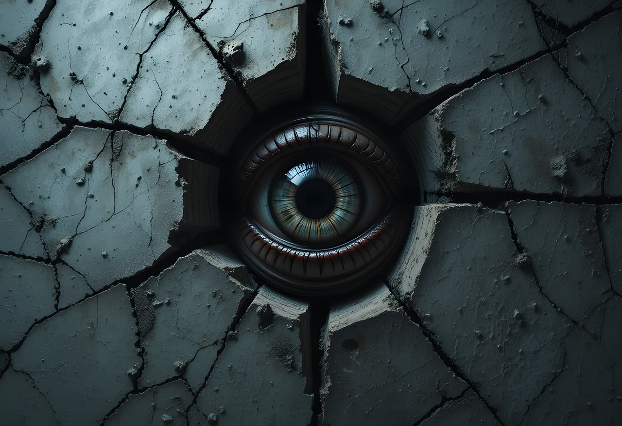 Free ai generated eye view illustration