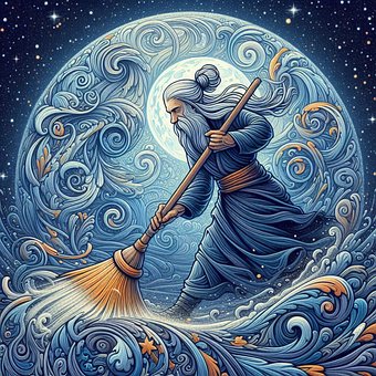 Fantasie, Die Natur, Mond, Geschichte