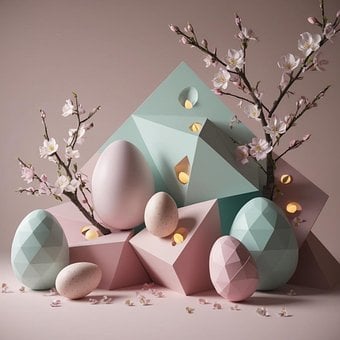 Ostern, Geometrisch, Minimal, Muster
