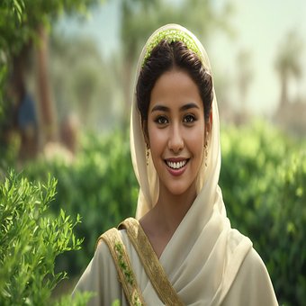 Free Indianmuslimwoman Hijabstyle illustration and picture