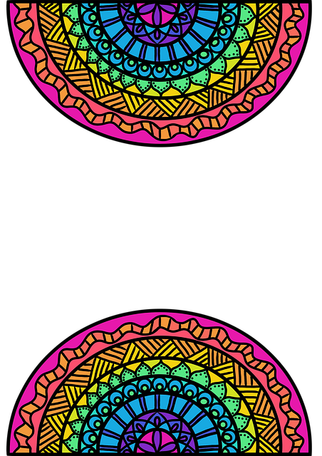 Free rainbow nature bright illustration