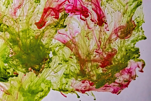 Rot, Grün, Wirbelt, Abstrakt, Bunt