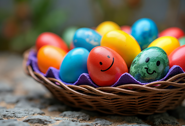 Ostern, Eier, Korb, Frühling, Ferien