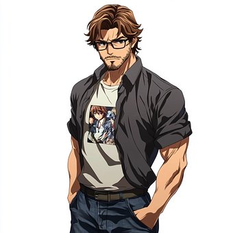 Free Man Hero illustration and picture