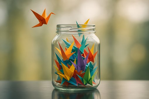 Ai Generert, Origami, Papirkraner