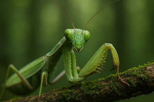 Praying Mantis, Grønt Insekt
