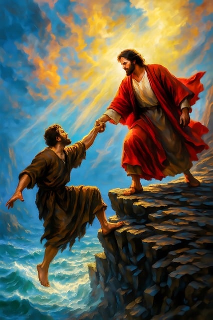 Download Jesus, Miracle, Rescue. Royalty-Free Stock Illustration Image ...