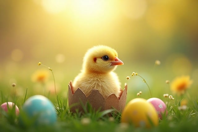 Free easter spring nature illustration