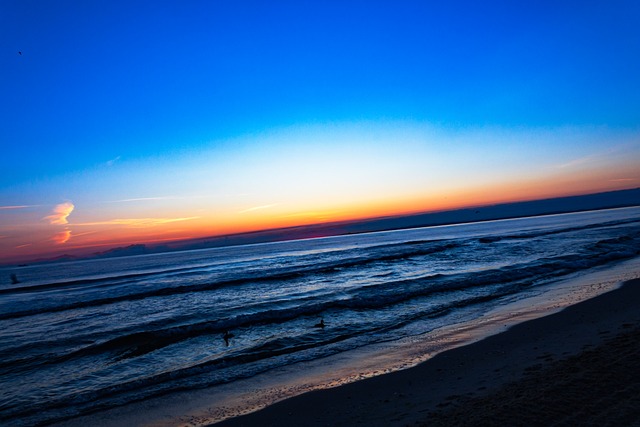 Nascer Do Sol, Mar, Paraíso, Usedom, Hdr