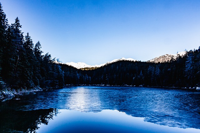 Lago, Eibsee, Zugspitze, Natureza