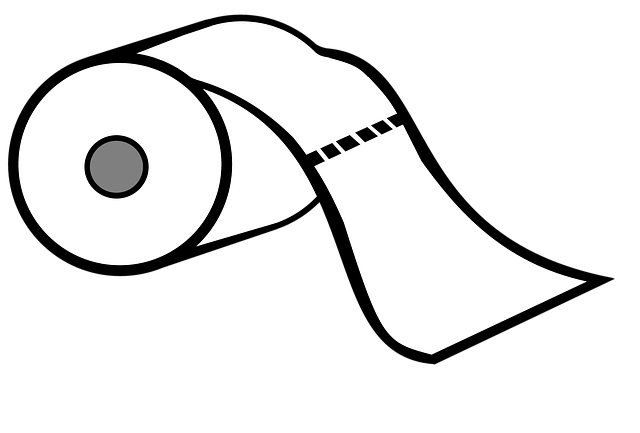 Free toilet paper wc hygiene products illustration