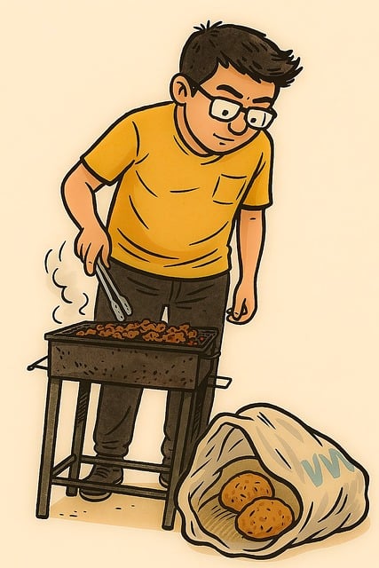 Ai Generert, Grill, Grille, Kjøtt, Mat