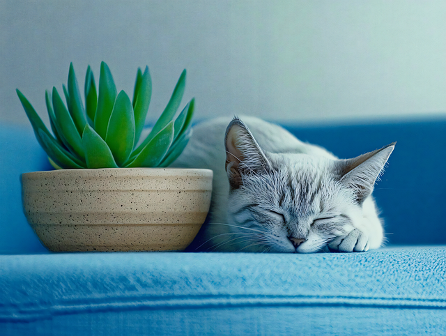 Free ai generated cat domestic animal illustration