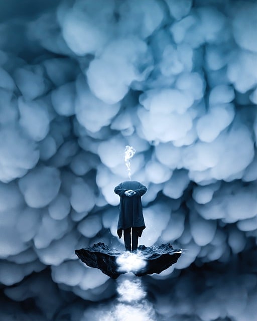 Surreal, Sonho, Essência, Fundo, Homens