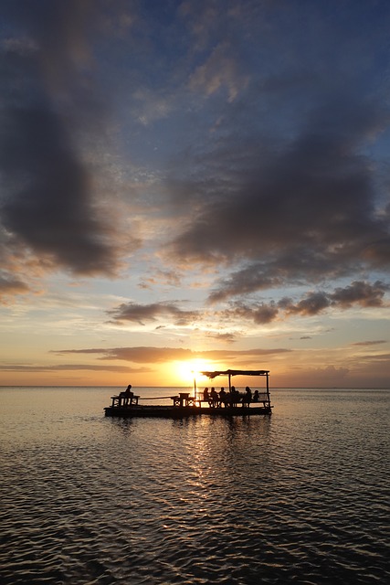 Sonnenuntergang, Wasser, Meer, Ozean