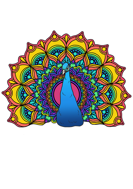 Free rainbow bright design illustration