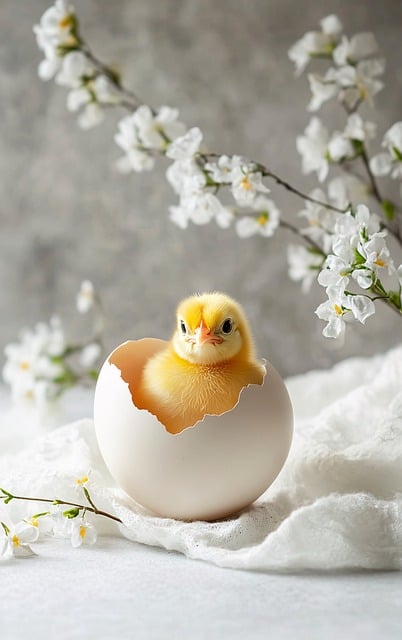 Download free HD stock image of Chick Egg Free chick egg spring illustration