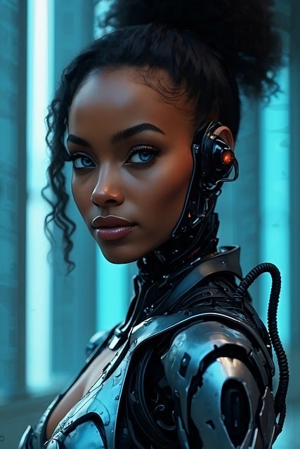 Free ai generated woman portrait illustration