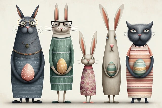 Free easter nature animal illustration