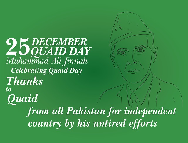 Diciembre, Quaid, Día, Diseño, Pakistán